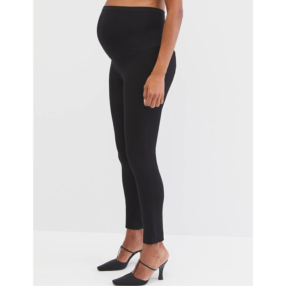 ✨HP✨Motherhood Maternity Over The Belly Skinny Casual Dress Sz Medium Pants✨ - Picture 4 of 9